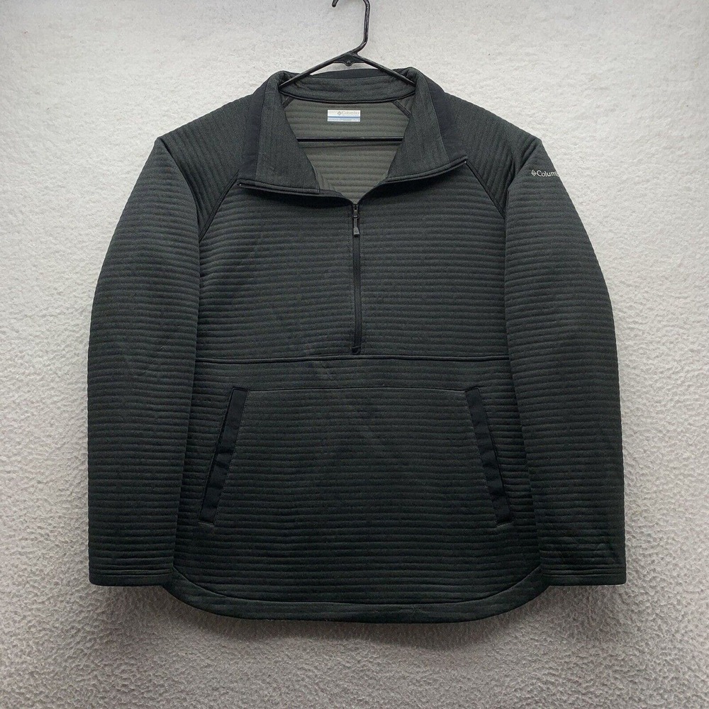 Columbia Jacket Womens XL XLarge‎ Gray Packable Ribbed Thin Outdoors Hiking